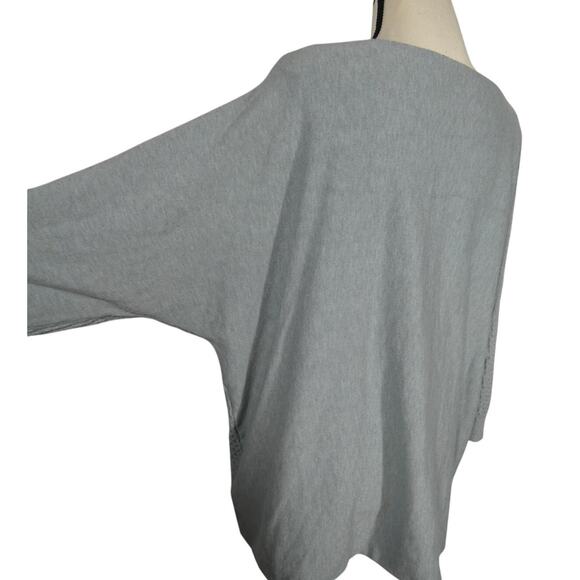 Vila Milano Women's Waffle Knit Pullover Sweater Dolman Sleeves Mint Green - Picture 4 of 8